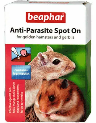 BEAPHAR Anti Para-site Spot-On (Hamster/Gerbil) Small Animal Treatment • £6.64