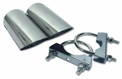 Corvette C3 Exhaust Extensions Straight W/Angled End 1974-1982 • $26.99