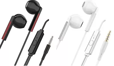 For Samsung A25 A15 A14 A05 A13 A04 A Series 3.5MM Wired Earphones Built In Mic • £4.99