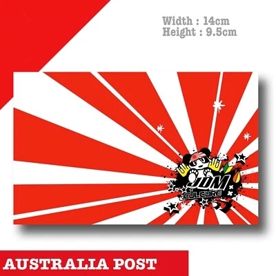$6.85 • Buy JAPAN Sun Rise Flag JDM Culture Flag Stickers