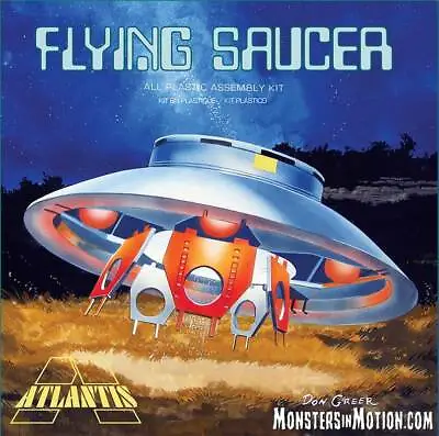 Invaders Flying Saucer U.F.O. 1/72 Scale Plastic Model Kit 18SAT200 • £27.54