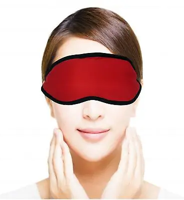Microwaveable Eye Mask Linen Seeds Relieves Tension Sore Eye Hot Cold Treatment • £7.95