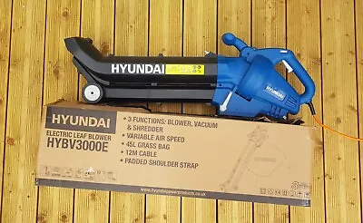 Hyundai HYBV3000E 3-in-1 Electric Garden Vacuum Leaf Blower And Mulcher • £38.50