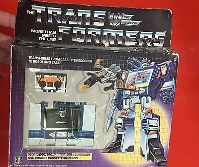 1984 G1 Transformers Soundwave Complete Signed By Frank Welker Autographed Toy! • $2800