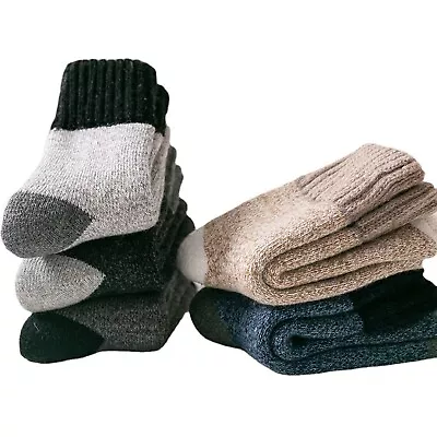 5 Pairs Mens Socks - Thick Warm Winter Socks Thermal Socks For Men UK 6-11 • $20.95