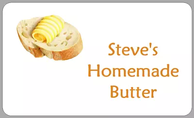 Homemade Butter Package Labels Personalised Sellers Produce Stickers • £2.70