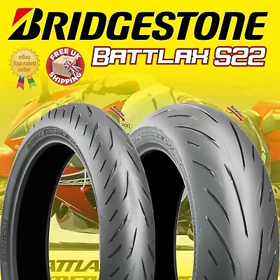 120/70-zr17  & 140/70-zr17 Bridgestone S22 Motorbike  Motorcycle Tyres Pair • $252.73