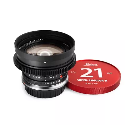 Duclos Leica R 21mm F4 SUPER ANGULON-R 1980s Lens Cinevised In Canon EF Mount • $1599