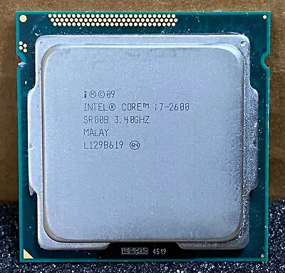 Intel Core I7-2600 SR00B 4 Core 8 Thread 3.4 To 3.8 GHz CPU Processor LGA1155 #1 • $29.98