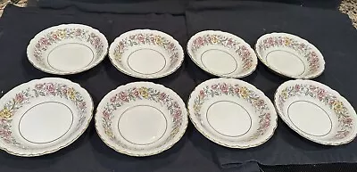 Embassy Made In USA Vitrified China Fruit Bowl Floral 5 3/8” Vintage. Set Of 4 • $20