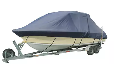 SeaCraft SC20 Master Angler Center Console CC Hard T-Top Storage Boat Cover Navy • $269