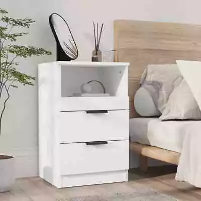 Bedside Tables Drawers Side Table Nightstand Storage Cabinet 1/2x VidaXL • $109.99