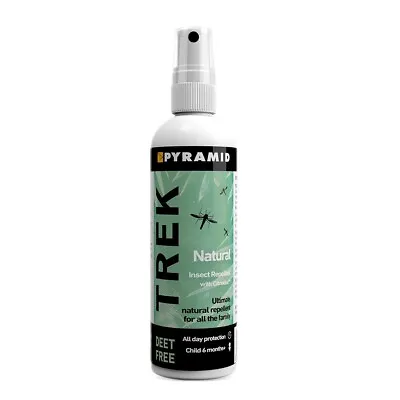 £10.19 • Buy Pyramid Trek Natural Insect Mosquito & Midge Repellent 100ml Contains Citriodol