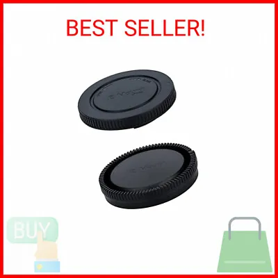 E-Mount Body Cap And Rear Lens Cap Cover Kit For Sony A7 A7II A7III A7IV A7S A7S • $9.16