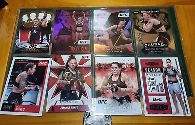 Women’s UFC Card Lot Of 8 Cards Amanda Nunes Holly Holmes Weili Valentina • $1