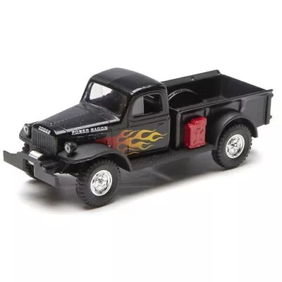 Denver Die-Cast 1:48 Scale 1947 Dodge Power Wagon - BLACK HOT ROD - New In Box • $12.99