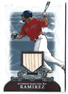 2006 Bowman Sterling Manny Ramirez Authentic Game Used Bat Card #bs-mr2 • $3.99