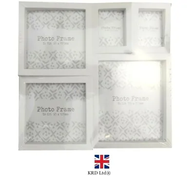 5 Photos Multi Picture Photo Frame Collage Aperture Home Decor Gift G3080OB UK • £7.43