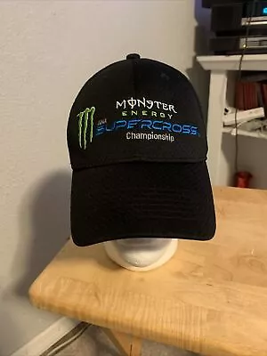 Monster Energy AMA Supercross Championship Stretch-Fit L/XL Hat Cap 2022  • $15