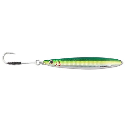 Shimano Green-Silver BUTTERFLY FLAT-SIDE Jigs (BFLFS140GS) Fishing • $18.99