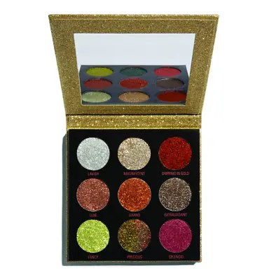 $16.95 • Buy Makeup Revolution Pressed Glitter Eyeshadow Palette MIDAS TOUCH - Free Shipping