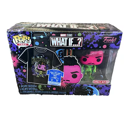 NEW FUNKO POP & TEE MARVEL COLLECTORS BOX WHAT IF INFINITY KILLMONGER - Medium • £12.53