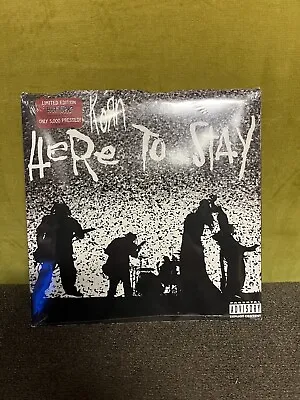 Sealed Korn - Here To Stay 7” Vinyl EP Record Limited Edition /5000 Rare 45 • $59.99