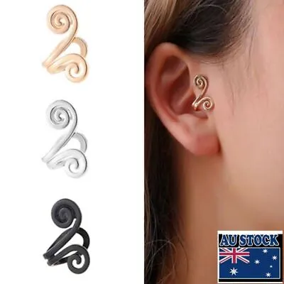 $8.99 • Buy 2 PCS Zunis Non Pierced Acupressure Slimming Earring Cuffs Ear Cartilage 