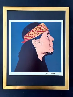 Andy Warhol | Vintage 1984 R.C. Gorman Print Signed |Mounted And Framed • $169