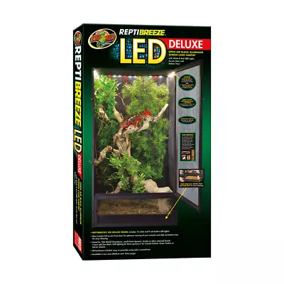 REPTIBREEZE LED DELUXE SCREEN CAGE XL 24x24x48in • $265.97