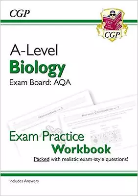 A-Level Biology: AQA Year 1 & 2 Exam Prac... CGP Books • £4.49