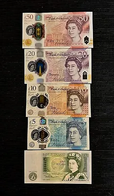 💯 50/20/10/5/1/ Pound Note/ Very Good Condition/ GENUINE • £123.99