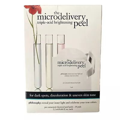 Philosophy The Microdelivery Triple-Acid Brightening Peel Pad NEW *box Damage* • $74.95