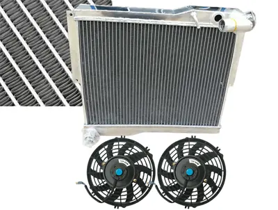 56mm Aluminum Radiator+Fans For 1977-1980 MG MGB GT Roadster 1.8 Convertible MT • £180