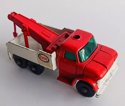 Lesney Matchbox No 71 Ford Heavy Wreck Truck Vintage 1960s ESSO Tow Wrecker • $19.95