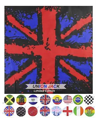UK FLAG BANDANA - UNION JACK St George Irish USA Jamaica RAS F1 RACE Brazil • £2.15