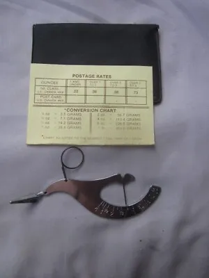 Vintage ITIN Handheld Postage Letter Scale 4-Ounces 80-Grams W/case EUC • $15.99
