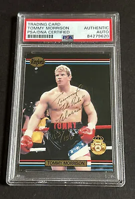 1991 Ringlords Tommy Morrison Rocky Signed The Duke Auto Psa Coa Mint Rc /150 • $175