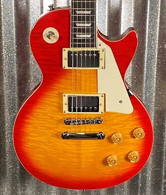 Smiger L-G9-P1 LP Electric Guitar Cherry Sunburst #0001 • $299.99