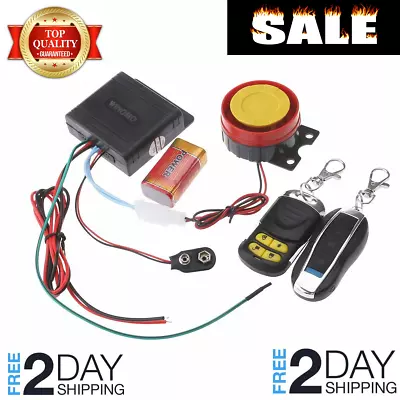 Alarma De Seguridad Con Control Remoto Para Motocicleta Moto ~ Motorcycle Alarm • $29.99