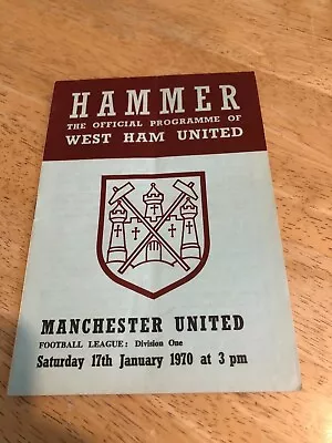 West Ham United Programmes • £1.50