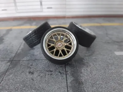 1:18 Scale BBS RS-GT 18 INCH REAL ALU WHEELS NEW! Several Colors Available! • $29.04