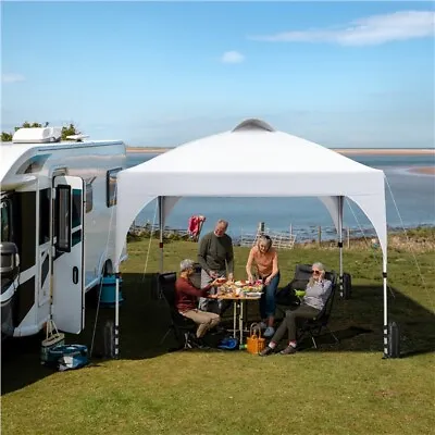 Pop Up Gazebo Outdoor Camping Canopy Sun Shelter Tent Garden/Park/Market 3x3M  • £69.99