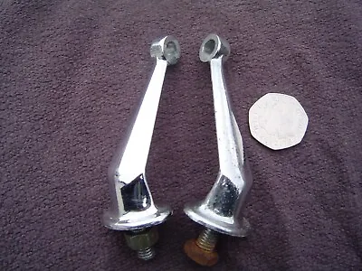 Vintage Short Type Chrome Wing Mirror Arm Right & Left Hand • $31.11