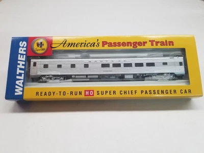 $29 • Buy Walthers 932-9004 HO Santa Fe Super Chief 29 Seat Dormitory-Lounge Passenger Car