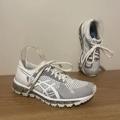 ASICS GEL Quantum 360 Knit 2 Running Shoes Sneakers Grey Us 8 Eu 39.5 Woman • $150