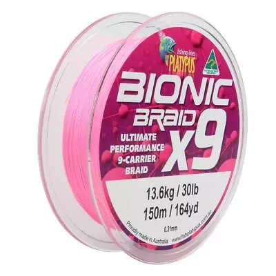 Platypus BIONIC Braid X9 9 Carrier Braided Line 150M & 300M Choose Sizes • $69.99