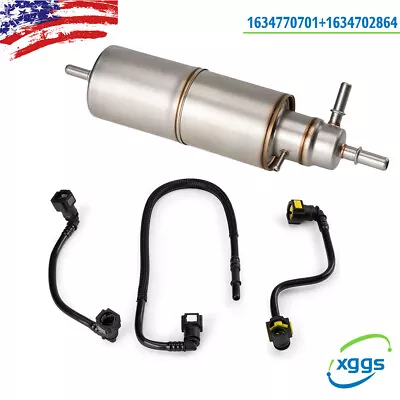 Fuel Filter + 3PCS Fuel Line Hose Kit For Mercedes-Benz ML320 ML55 AMG ML430 • $69.80