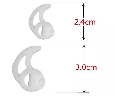 Silicone Fin Ear Mold For Two Way Radio Earpiece Replacement Earmold Earbud Tips • $10.23