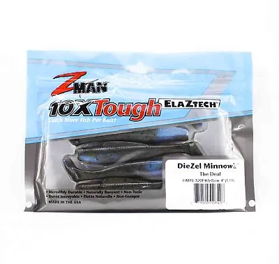 Zman Soft Lure Diezel MinnowZ 4 Inch 5/Pack The Deal (8408) • $20.90